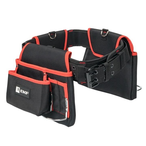 Сумка-пояс двухсекционная усиленная с двухшпеньковым ремнем С-12 Professional | код c-12 | EKF Сумка-пояс двухсекционная усиленная с двухшпеньковым ремнем С-12 Professional | код c-12 | EKF
