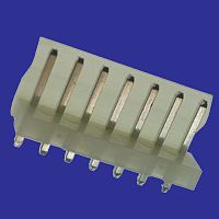 Разъём питания низковольтный RUICHI PWL-07 наклон 3.96 мм, 7 контактов | код 55206 | Ruichi