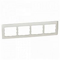 Рамка 4 поста GALEA LIFE DIY, горизонтальная, жемчужно-белый | код. 696994 | Legrand