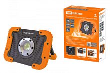 Прожектор переносной светодиодный ФП8, 10 Вт, 900 лм, Li-Ion 3,7 B 3 A*ч, USB, TDM | код SQ0350-0057 | TDM