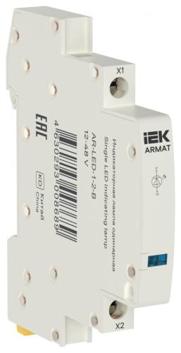 ARMAT Лампа инд. одинарная LED 12-48В AC/DC гол. IEK | код AR-LED-1-2-B | IEK ARMAT Лампа инд. одинарная LED 12-48В AC/DC гол. IEK | код AR-LED-1-2-B | IEK