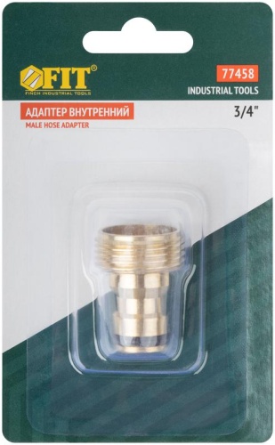 Адаптер внутренний латунь 3/4 | код 77458 | FIT фото 3