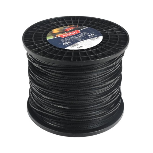 Леска Sawline D3.0мм L400м (квадрат пилообразный профиль) 300-400-5 | код. 805403333 | PATRIOT Леска Sawline D3.0мм L400м (квадрат пилообразный профиль) 300-400-5 | код. 805403333 | PATRIOT