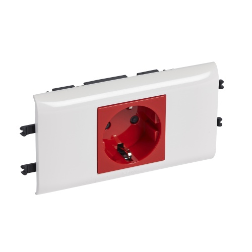 Розетка 2К+3 - Программа Mosaic - для установки в кабель-канале - автоматические клеммы - с механической блокировкой | код 077451 | Legrand Розетка 2К+3 - Программа Mosaic - для установки в кабель-канале - автоматические клеммы - с механической блокировкой | код 077451 | Legrand