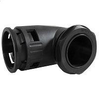 Быстрый соединитель для гофрированной трубы RUICHI QA-M40-40, IP54, угловой | код 113905 | Ruichi