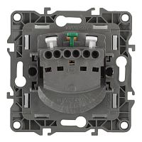 Розетка 2P+E Schuko, 16A-250В, б.л., Эра12, слоновая кость, 12-2001-02 | код Б0014682 | ЭРА