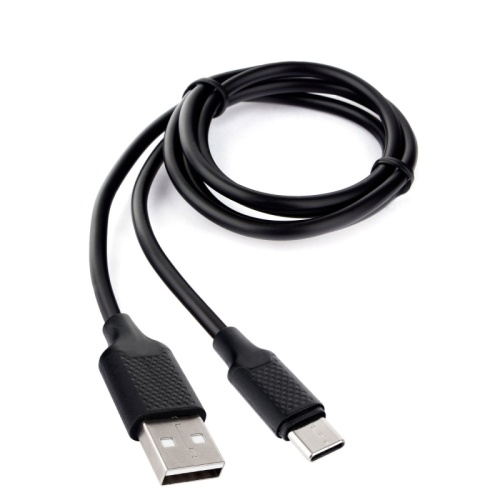 Кабель USB 2.0 Cablexpert CCB-USB2-AMCMO2-1MB, AM/Type-C, издание Classic 0.2, длина 1м, черный, блистер | код CCB-USB2-AMCMO2-1MB | Cablexpert