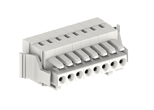435118/050 Розетка каб. MCS с защелкой, шаг 3.5мм, 18 конт., бел., шт | код 435118/050 | SUPU