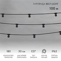 Belt-Light 2 жилы шаг 50 см патроны e27 влагостойкая IP65 | код 331-213 | NEON-NIGHT