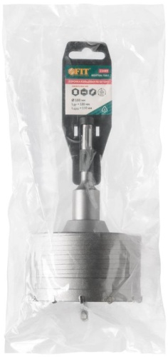 Коронка кольцевая по бетону, хвостовик 110 мм в сборе,100 мм | код 33449 | FIT фото 5