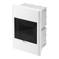 Бокс пластиковый ЩРВ-П-4 IP41 белый KRANZ | код KR-11-0204 | KRANZ