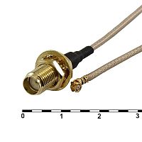 Высокочастотный разъём RUICHI UFL-F/SMA-F, JV-003+O, 41 см | код 107537 | Ruichi