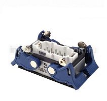 EBM10FM44 Вилка низкая, 4-фиксатора, для панели, 10 полюсов, 16А | код EBM10FM44 | EMAS