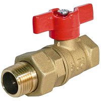 Кран шаровой 11Б27п1 Ду15 А30/1 ВВ бабочка PN40 | код БАЗ.А30.1.15.PN40 | БАЗ