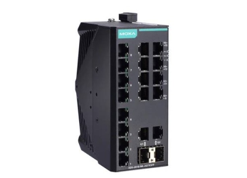 Коммутатор EDS-2018-ML-2GTXSFP Unmanaged Gigabit Ethernet switch with 16 10/100BaseT(X) ports, 2 10/100/1000BaseT(X) or 100/1000BaseSFP ports, and -10 to 60 C operating temperature | код 00-06130003 | MOXA Коммутатор EDS-2018-ML-2GTXSFP Unmanaged Gigabit Ethernet switch with 16 10/100BaseT(X) ports, 2 10/100/1000BaseT(X) or 100/1000BaseSFP ports, and -10 to 60 C operating temperature | код 00-06130003 | MOXA