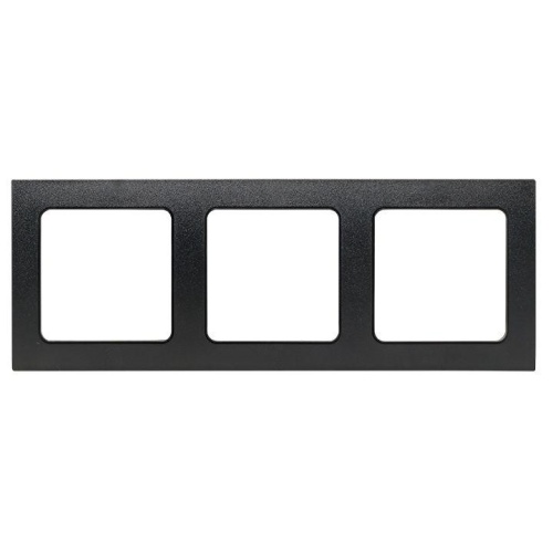 Стокгольм Рамка 3-местная черная PROxima | код EAM-G-302-30 | EKF Стокгольм Рамка 3-местная черная PROxima | код EAM-G-302-30 | EKF