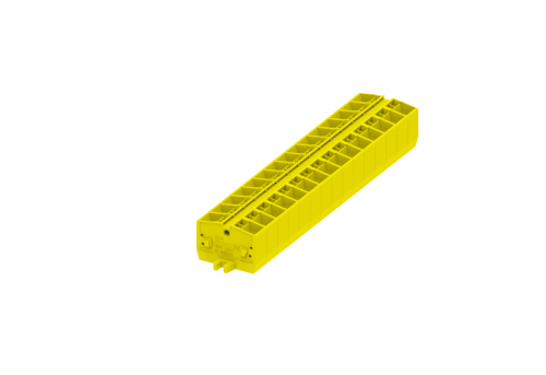 254335 Клемма TB 2-2 проходная фронт. подключение с крепеж. фланцами, сеч. 2.5мм2, жёлт., шт | код 254335 | SUPU 254335 Клемма TB 2-2 проходная фронт. подключение с крепеж. фланцами, сеч. 2.5мм2, жёлт., шт | код 254335 | SUPU