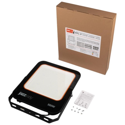 Прожектор светодиодный PFL-V 500Вт IP65 6500К СДО черн. Pro+ JazzWay 5064089 фото 8 Прожектор светодиодный PFL-V 500Вт IP65 6500К СДО черн. Pro+ JazzWay 5064089 фото 8