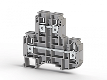 319 909, Клеммник 2-х ярусный 10мм.кв. (серый), PIK10N | код 0.0.0.3.19909 | KLEMSAN