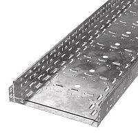 Лоток перфорированный Стандарт 400х80х3000 (1,0 мм) (6 м/уп) Промрукав | код PR16.0015 | ПРОМРУКАВ