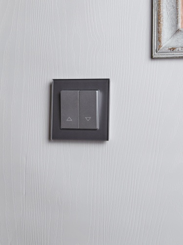 BRITE Выключатель жалюзи 10А ВС10-1-5-БрА алюминий | код BR-V15-0-10-K47 | IEK фото 6