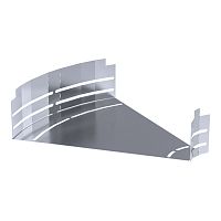 Угол горизонтальный изменяемый 0-45 градусов Стандарт INOX (AISI 316) 400х100 Промрукав | код PR16.3628 | ПРОМРУКАВ