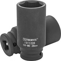 IS11228 Головка торцевая ударная глубокая 1/2DR, 28 мм | код IS11228 | Thorvik