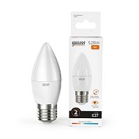 Лампа светодиодная Elementary Candle E27 8Вт 3000К | Код. 33218 | Gauss