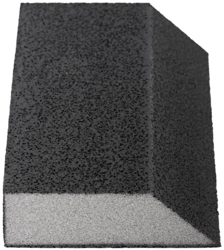 Губка шлифовальная угловая 100х70х25мм Р 360 средняя жесткость алюм./оксидная FIT 38376 фото 6