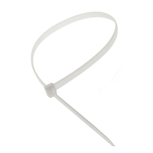 Хомут-стяжка кабельная нейлоновая 4,8х200 мм белая (100 шт/20000 шт уп/кор) Промрукав | код PR08.2711 | ПРОМРУКАВ