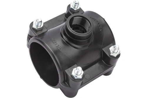 Седелка ПЭ 63 - 3/4' (крепление-болт) | код 3000063034 | Политэк