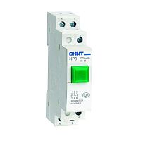 Кнопка модульная NP9-22/1 без подсветки 2НО+2НЗ зел. (R) | код. 584074 | CHINT