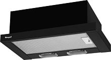Вытяжка встраиваемая Weissgauff TEL 500 EB черный управление: кнопочное (1 мотор) | код 1818770 | WEISSGAUFF