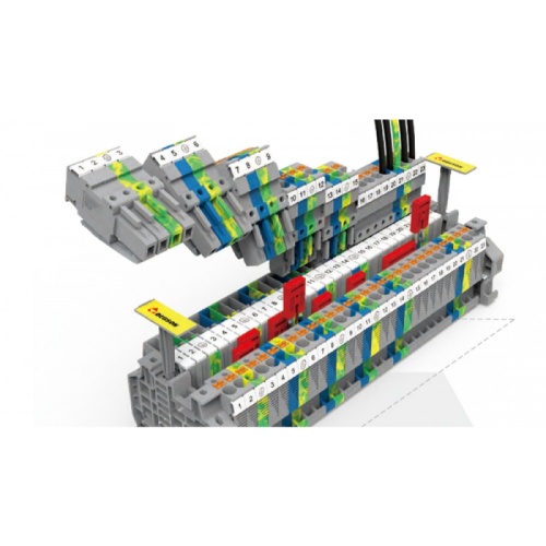DSP2.5-H-12P-11-00Z(H), Разъем для клеммы, 2.5 мм.кв., 12П, серый, шт | код 11040000265 | DEGSON