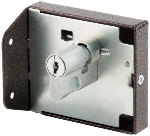 Замок накладной Зенит ЗН1-2, медь | код 66940 | FIT фото 6