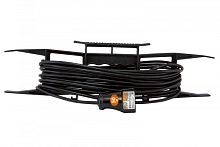 Удлинитель-шнур на рамке силовой народный ПВС 1300 Вт б/з, 50м, штепс. гнездо | код SQ1307-0305 | TDM НАРОДНЫЙ