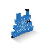 Розетка MasterPLUS с винтовыми клеммами (с зажимной клетью) для реле 34 серии, питание 125В AC, подавление тока утечки, в комплекте пластиковая клипса, опции: LED | код 93633125 | FINDER