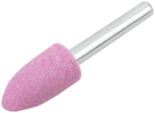 Шарошка абразивная (по металлу), хвостовик 6 мм, цилиндр с острым наконечником 14x25 мм | код 36960 | FIT фото 2