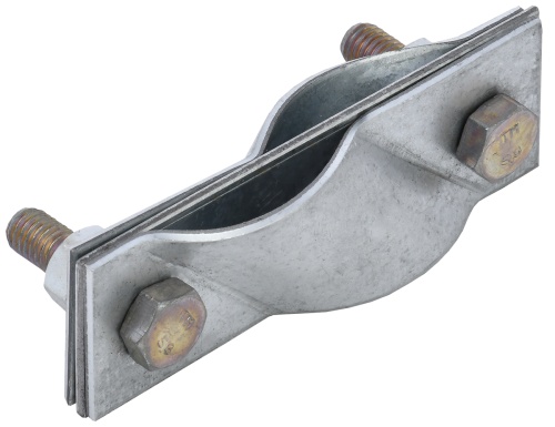  Зажим заземления диагональный стержень-стержень оцинкованная сталь | код ZGC42-11-1-16 | IEK