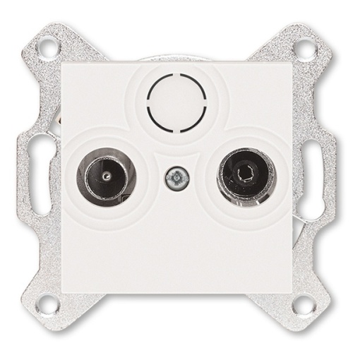 Розетка TV-R Levit оконечная жемчуг | код 5011H-A03503 68W | ABB