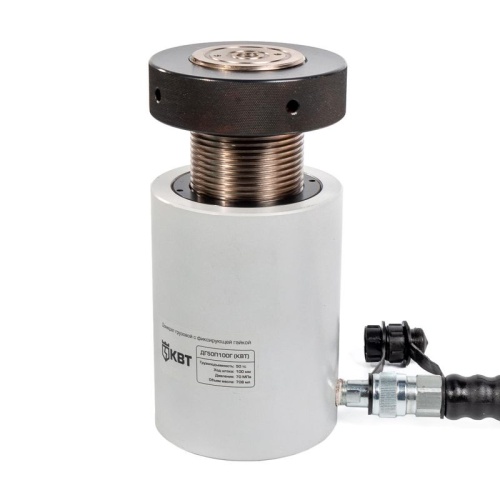 Домкрат грузовой с фиксирующей гайкой ДГ-100П150Г серия ПРОФИ | код 84588 | КВТ фото 3