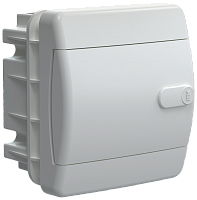 UNION Compact Корпус пласт. ЩРВ-П-4 IP41 бел. дв. IEK | код UIC-KP13-V-04-41-K01 | IEK
