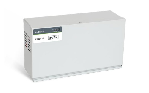 Источник питания резервированный ИВЭПР 24/2,5 2х12 -Р БР (К2) (ИВЭПР24/2,52х12-РБР-К2) | код Rbz-052552 | Рубеж