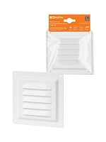 Решетка металл. 125х125, белая, с покрытием полимерной эмалью, TDM | код SQ1807-0700 | TDM