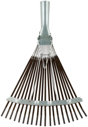 Грабли веерные регулируемые пластинчатые без черенка, 20 зубьев, 250-415 мм | код 76944 | FIT фото 4