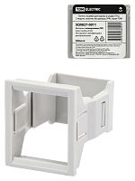 Панель лицевая для выреза в шкафу ПЛ-2, 2 модуля, пластик, без дверцы, IP40, серая TDM | код SQ0827-0011 | TDM