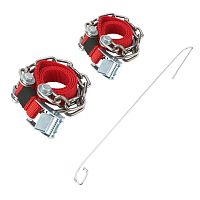 Цепи (браслеты) противоскольжения REXANT для легковых авто (колеса 165-205 мм), к-т 2 шт. | код 07-7021 | REXANT