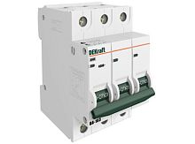 Модульный автоматический выключатель ВА-101 3 полюса, 2А, х-ка C | код. 11074DEK | DEKraft 