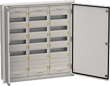 TITAN 5 Корпус мет. ЩРв-180 (3х60) 880х885х130 IP31 сер IEK | код TI5-50-V-3X060-31-7035 | IEK