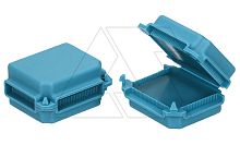 Муфта гелевая IP х8, до 4мм?, до 1 кВ, 45х37х24мм, полиамид, бирюзовая (упак.2 шт) | код OR-SZ-8011-B2 | ORNO